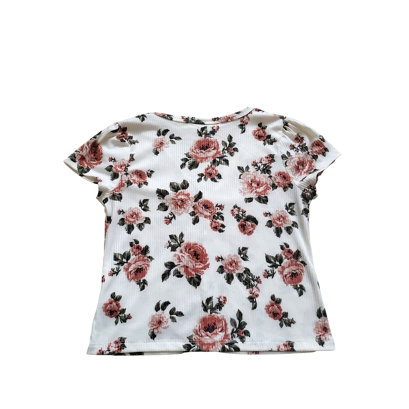 ☕ No Comment 2 piece Floral Top Set - Picture 4 of 12